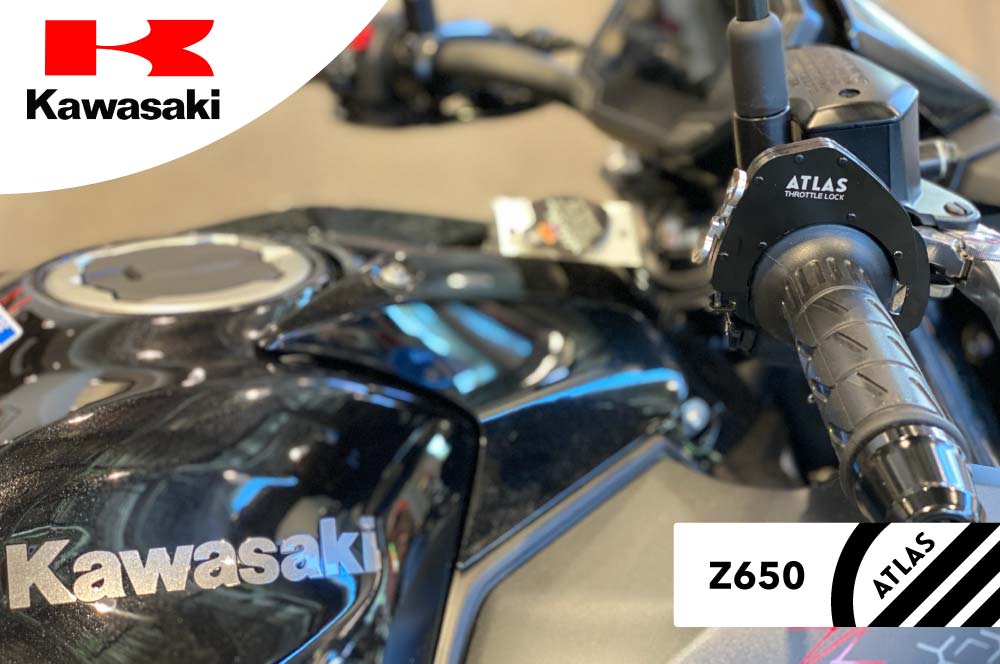 Cruise Control for Kawasaki Motorcycles - ATLAS Throttle Lock